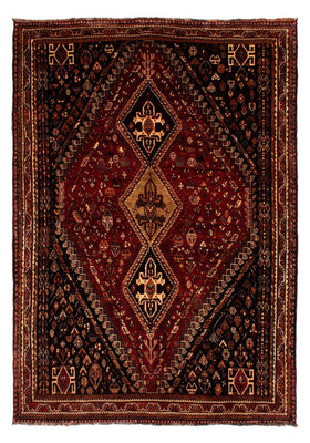 Tapis persan - Nomadic - 266 x 187 cm - rouge foncé