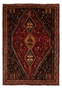 Tapis persan - Nomadic - 266 x 187 cm - rouge foncé