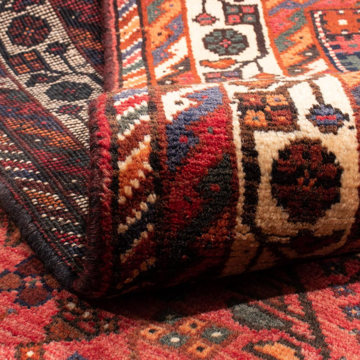 Tapis persan - Nomadic - 308 x 206 cm - rouge