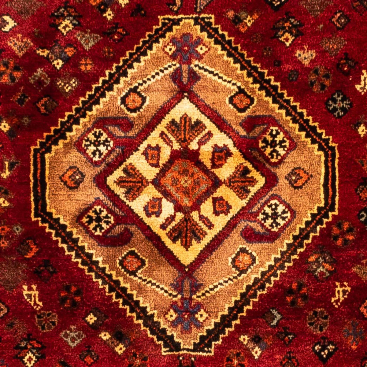 Tapis persan - Nomadic - 270 x 180 cm - rouge foncé