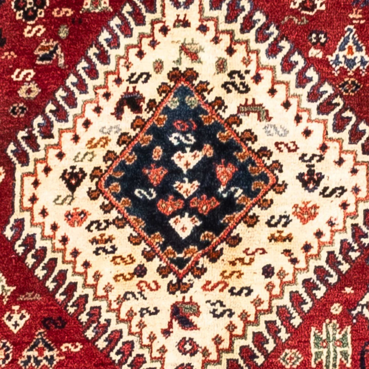 Tapis persan - Nomadic - 285 x 160 cm - rouge foncé