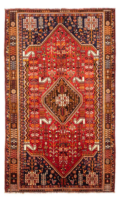 Tapis persan - Nomadic - 278 x 165 cm - rouge foncé