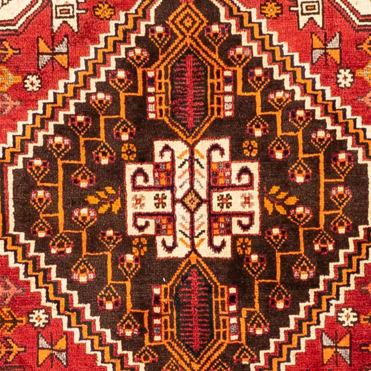 Tapis persan - Nomadic - 278 x 165 cm - rouge foncé