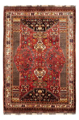 Tapis persan - Nomadic - 243 x 170 cm - rouge foncé