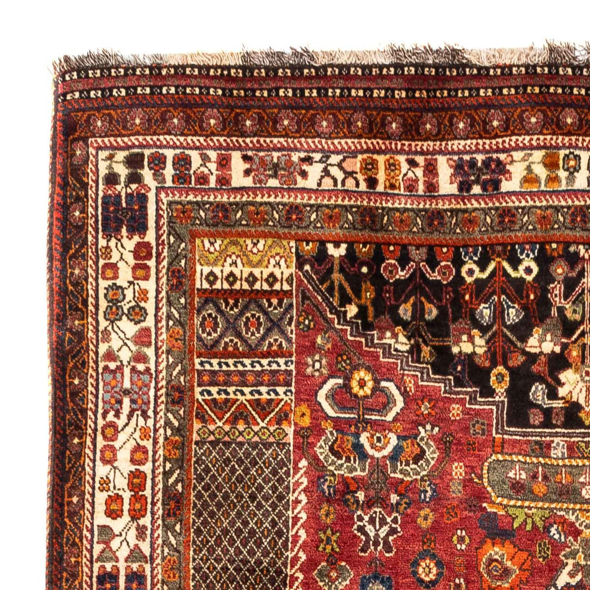 Tapis persan - Nomadic - 243 x 170 cm - rouge foncé