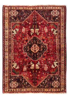 Tapis persan - Nomadic - 237 x 175 cm - rouge foncé