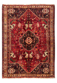 Tapis persan - Nomadic - 237 x 175 cm - rouge foncé
