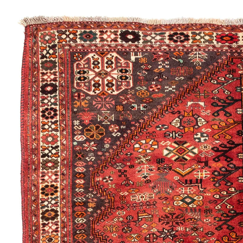 Tapis persan - Nomadic - 243 x 174 cm - rouge foncé