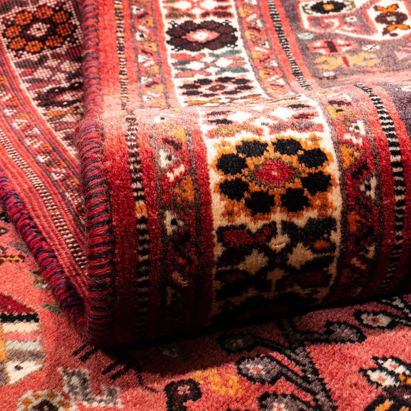 Tapis persan - Nomadic - 243 x 174 cm - rouge foncé