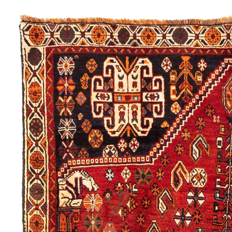 Tapis persan - Nomadic - 247 x 153 cm - rouge foncé