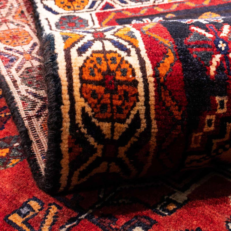 Tapis persan - Nomadic - 247 x 153 cm - rouge foncé