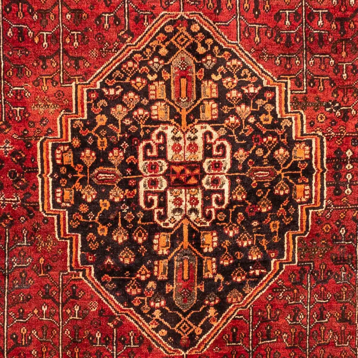 Tapis persan - Nomadic - 240 x 158 cm - rouge foncé