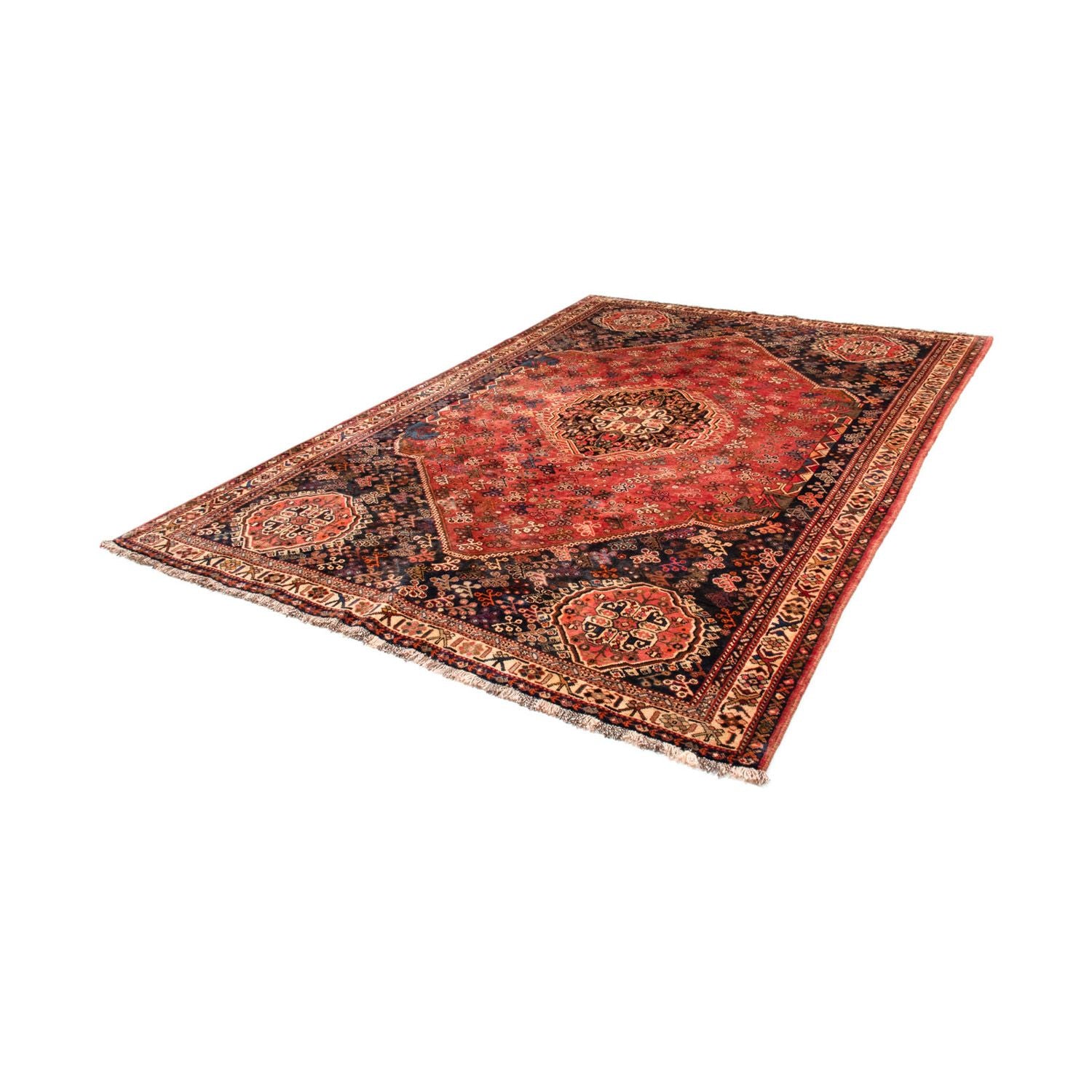 Tapis persan - Nomadic - 294 x 202 cm - rouge
