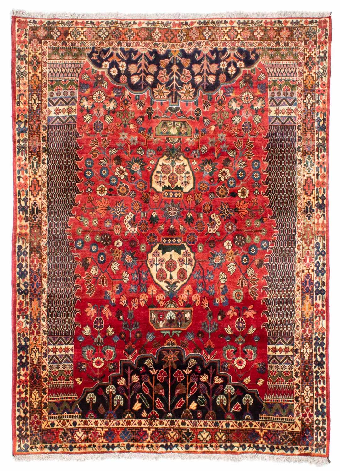 Tapis persan - Nomadic - 274 x 203 cm - rouge