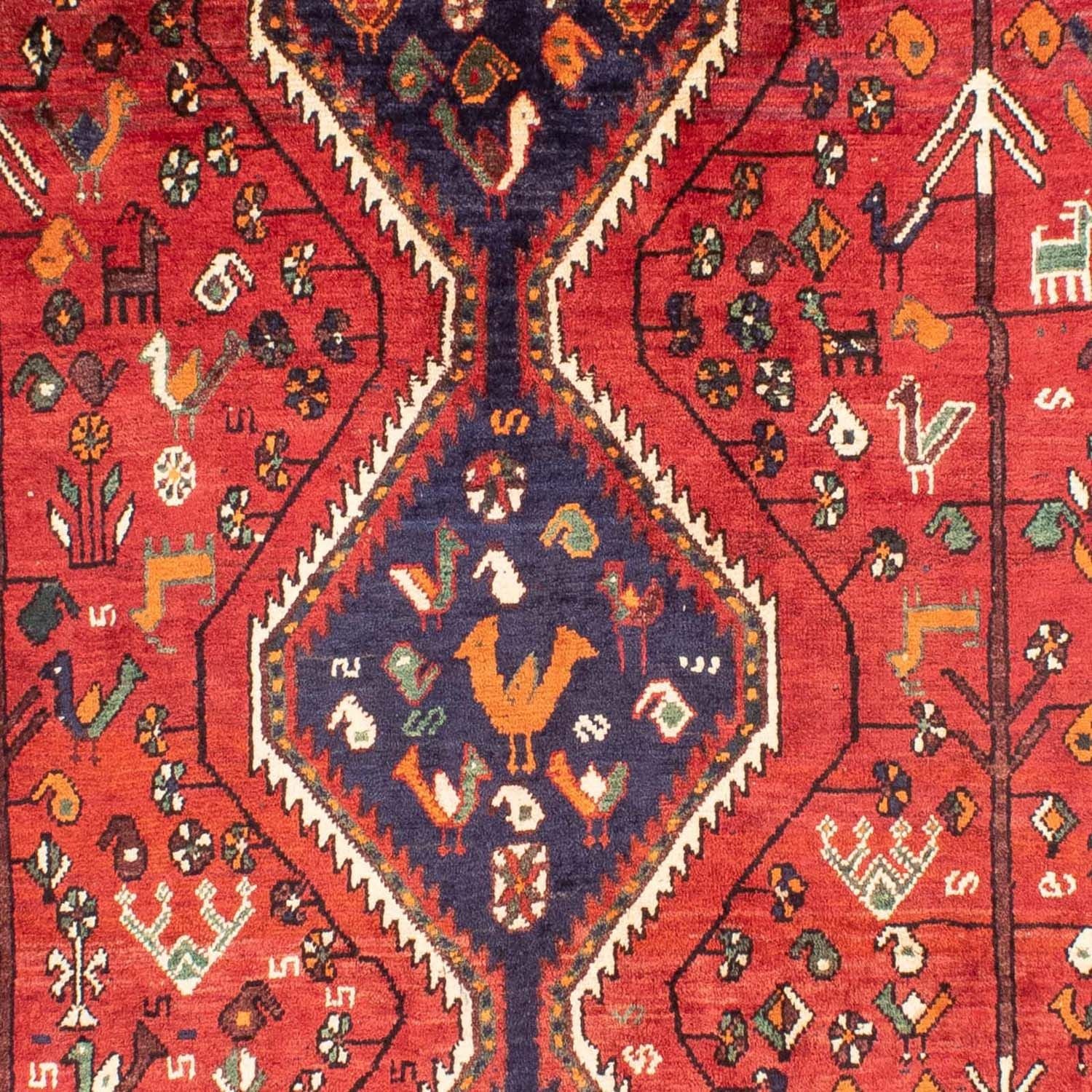 Tapis persan - Nomadic - 290 x 208 cm - rouge