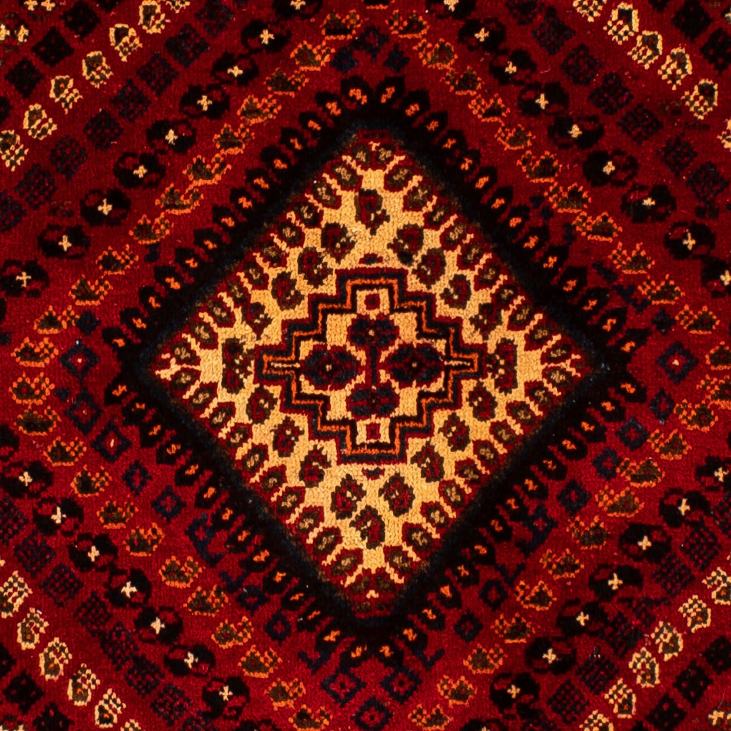 Tapis persan - Nomadic - 277 x 193 cm - rouge foncé