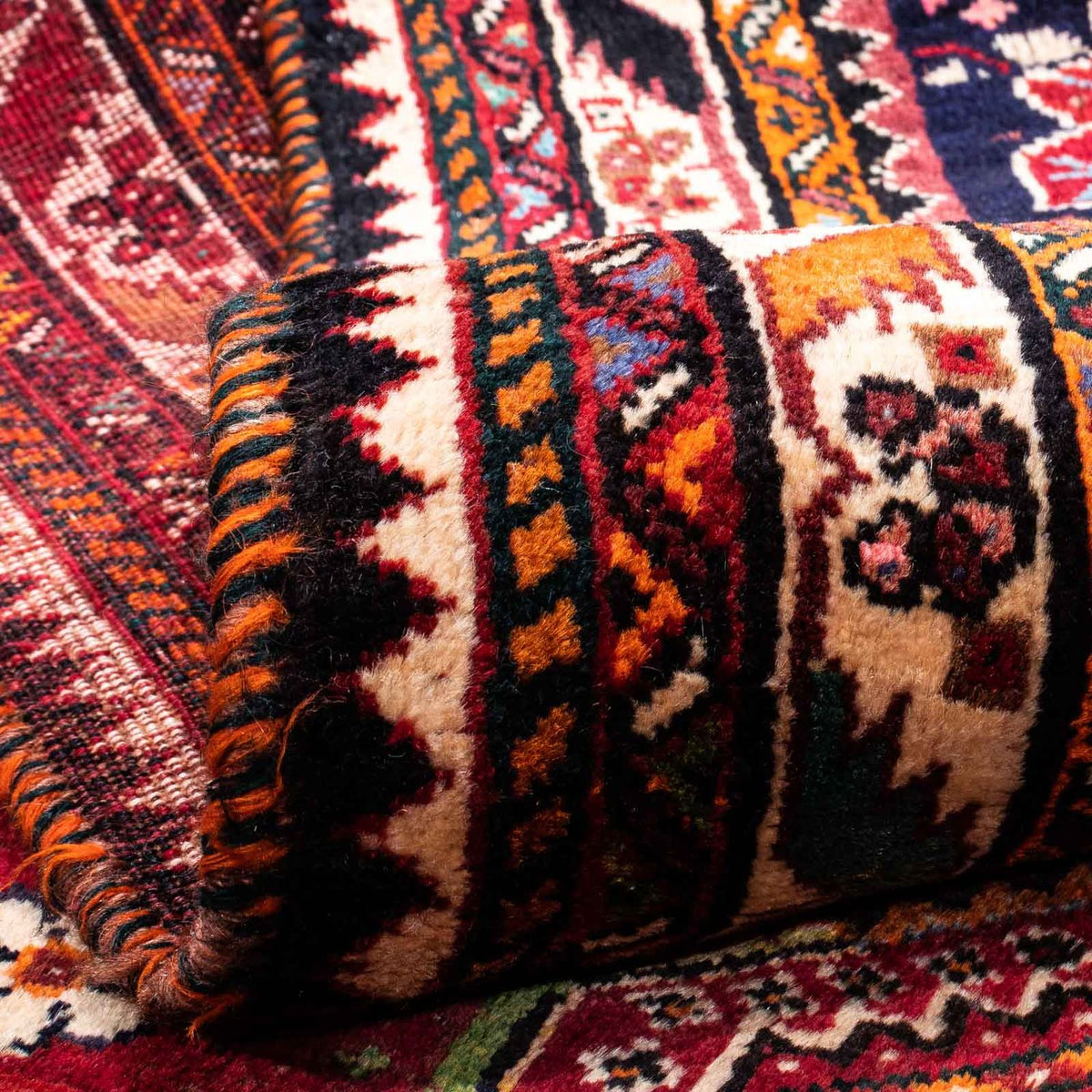 Tapis persan - Nomadic - 270 x 184 cm - rouge