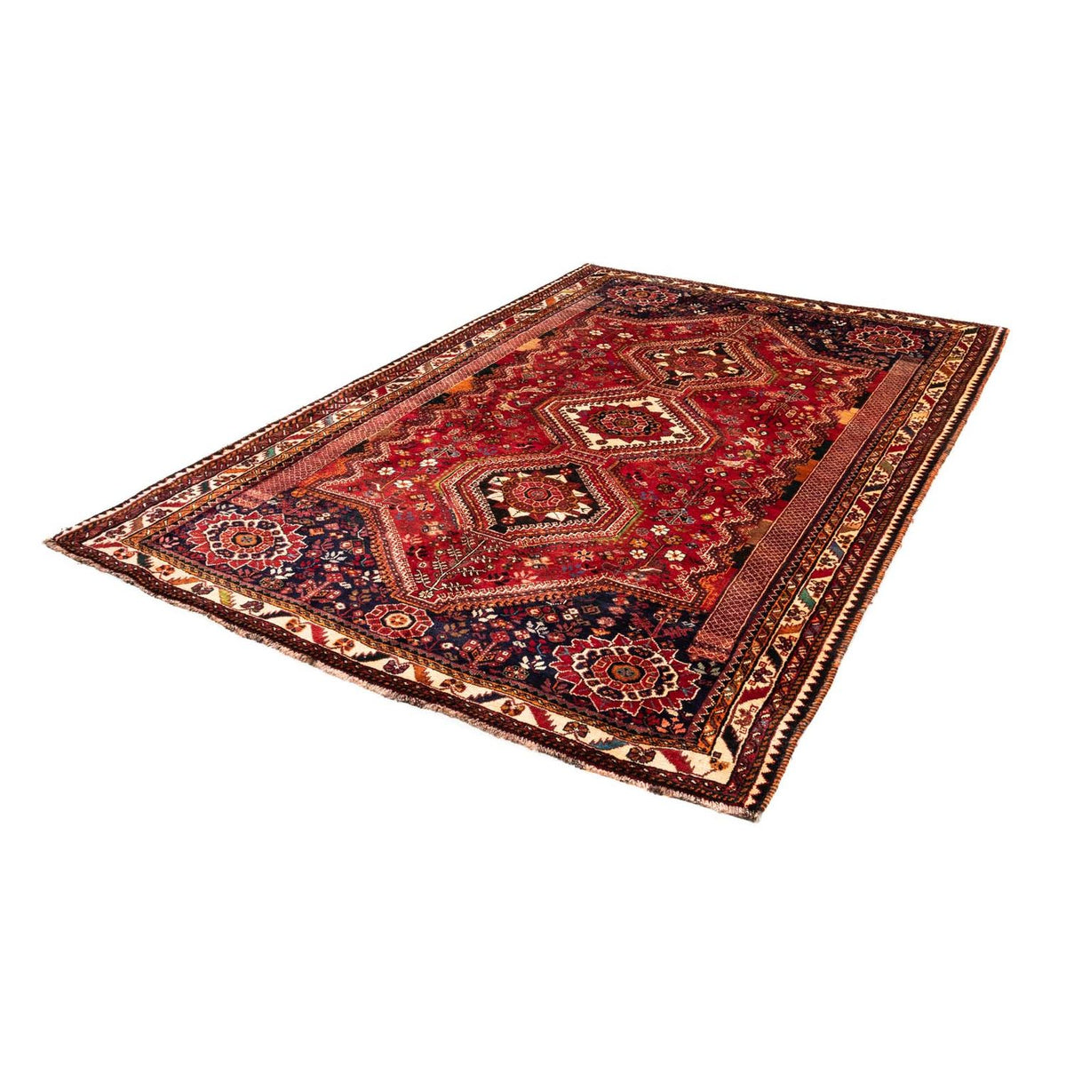 Tapis persan - Nomadic - 270 x 184 cm - rouge