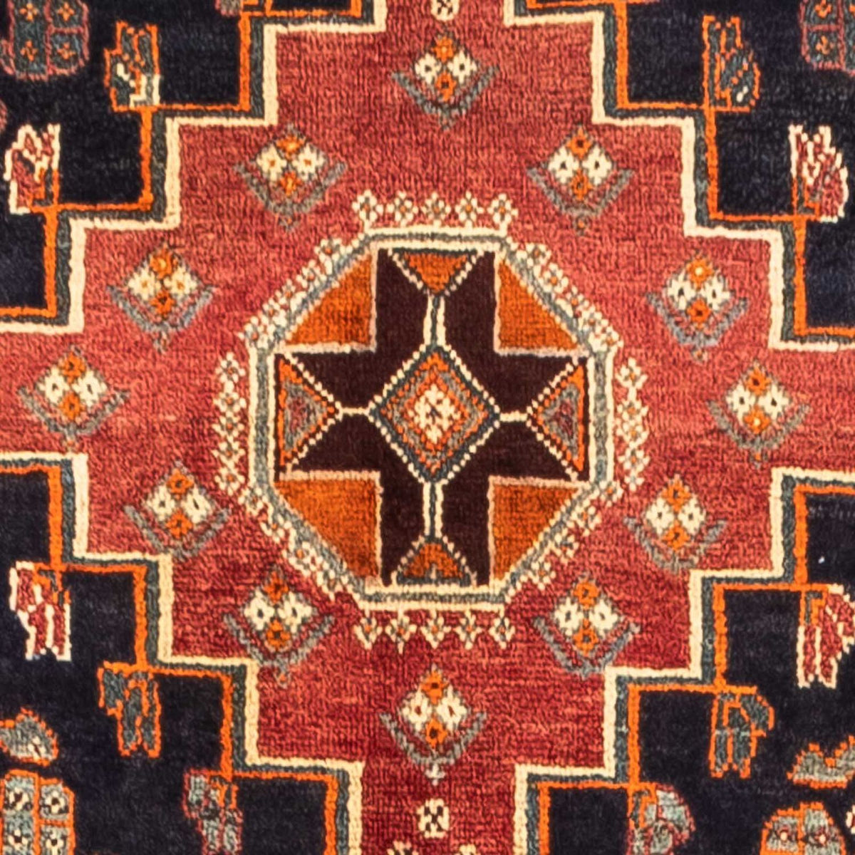 Tapis persan - Nomadic - 246 x 160 cm - bleu foncé