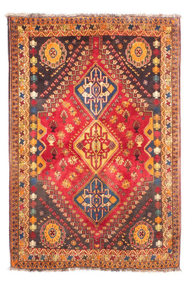 Tapis persan - Nomadic - 175 x 120 cm - rouge foncé