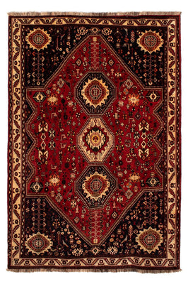 Tapis persan - Nomadic - 295 x 210 cm - rouge foncé