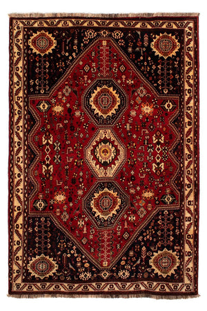 Tapis persan - Nomadic - 295 x 210 cm - rouge foncé