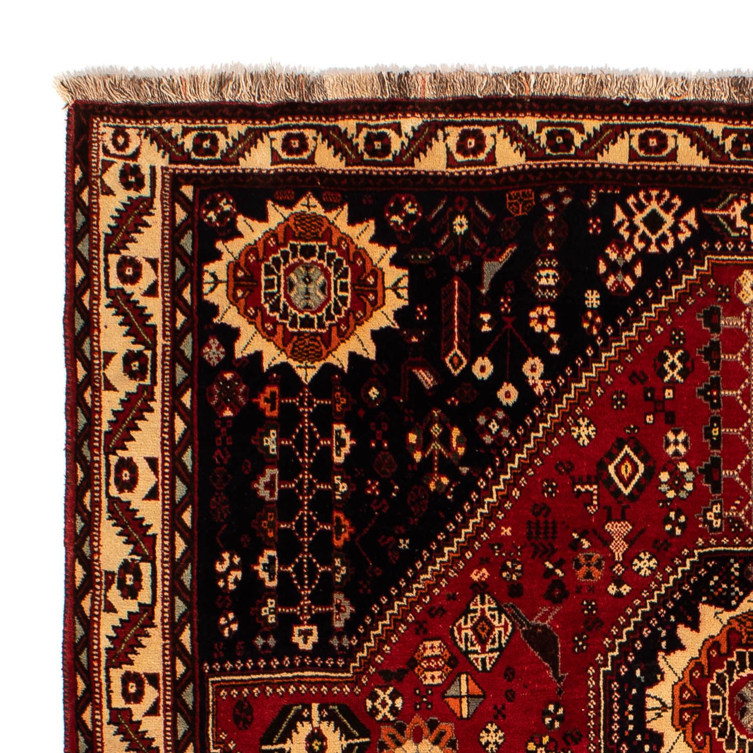 Tapis persan - Nomadic - 295 x 210 cm - rouge foncé