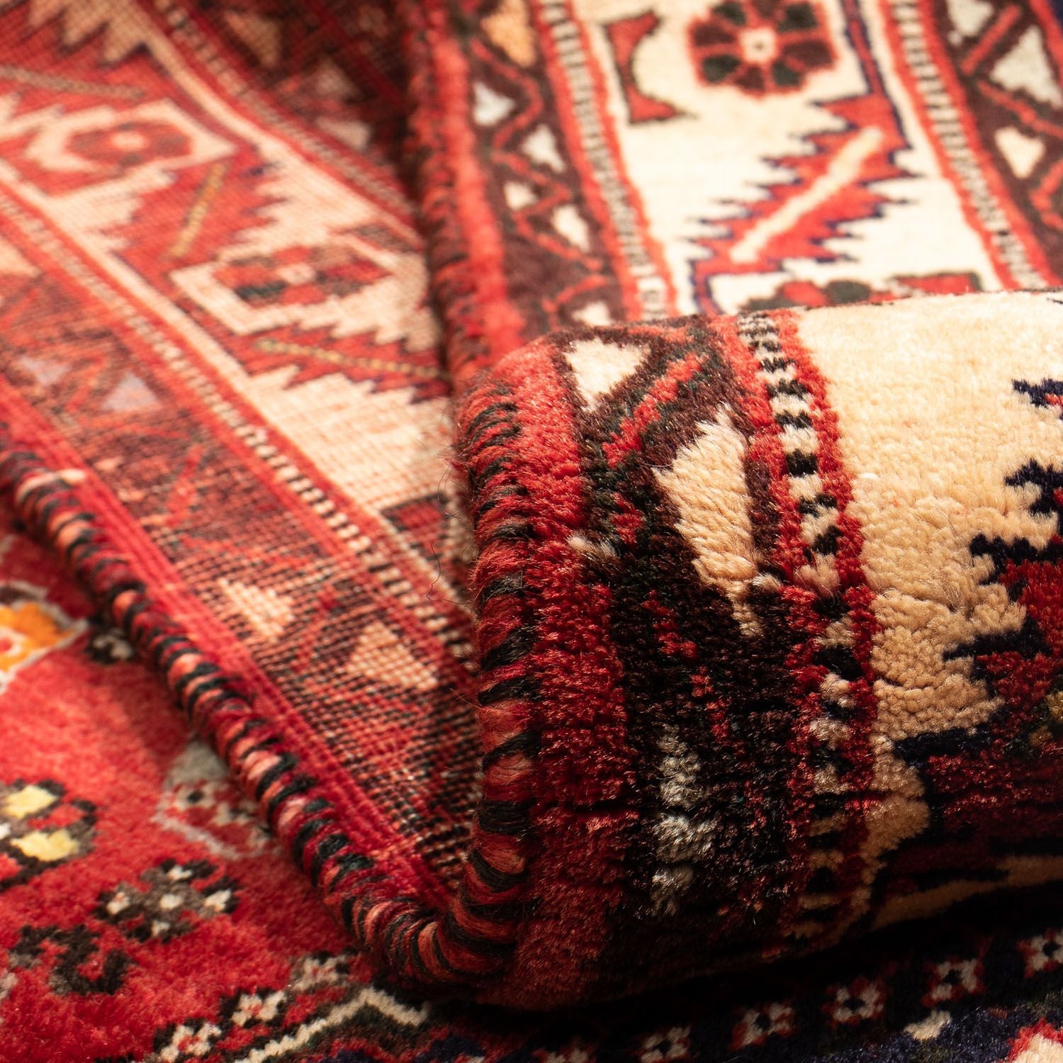 Tapis persan - Nomadic - 295 x 210 cm - rouge foncé