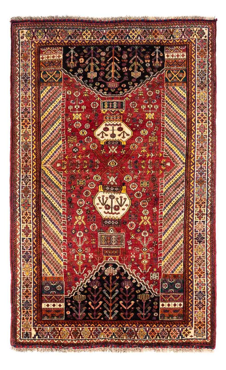 Tapis persan - Nomadic - 250 x 153 cm - rouge foncé