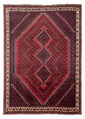 Tapis persan - Nomadic - 295 x 200 cm - rouge foncé