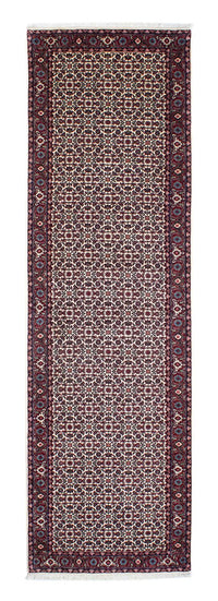 Tapis de couloir Tapis persan - Bidjar - 297 x 86 cm - beige