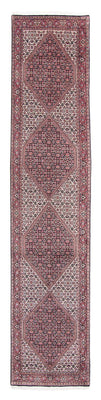 Tapis de couloir Tapis persan - Bidjar - 395 x 81 cm - beige