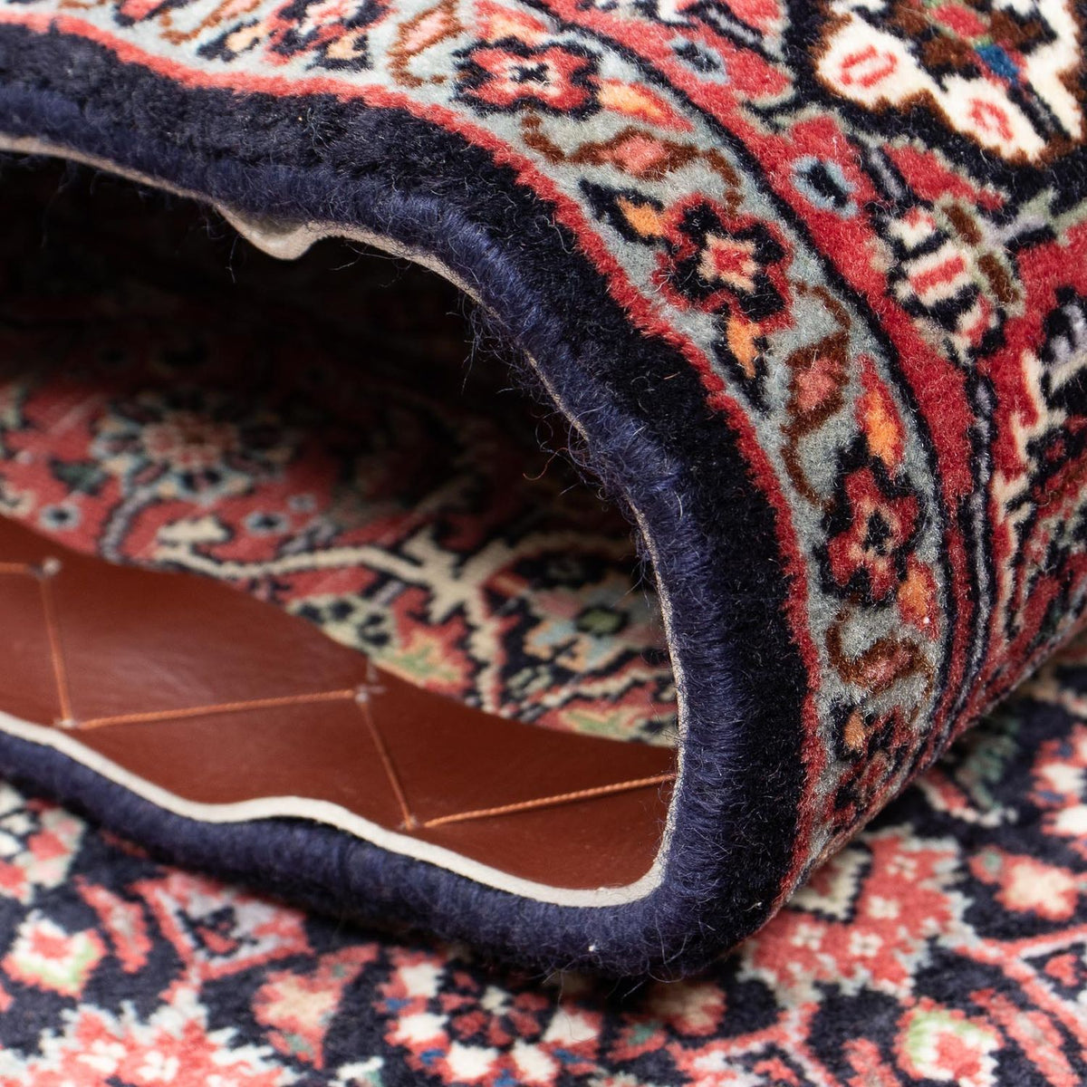 Tapis de couloir Tapis persan - Bidjar - 395 x 81 cm - beige