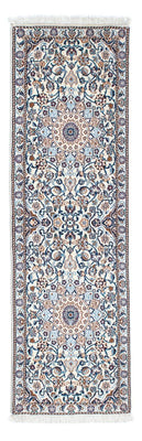 Tapis de couloir Tapis persan - Nain - Royal - 196 x 59 cm - beige