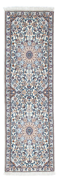 Tapis de couloir Tapis persan - Nain - Royal - 196 x 59 cm - beige