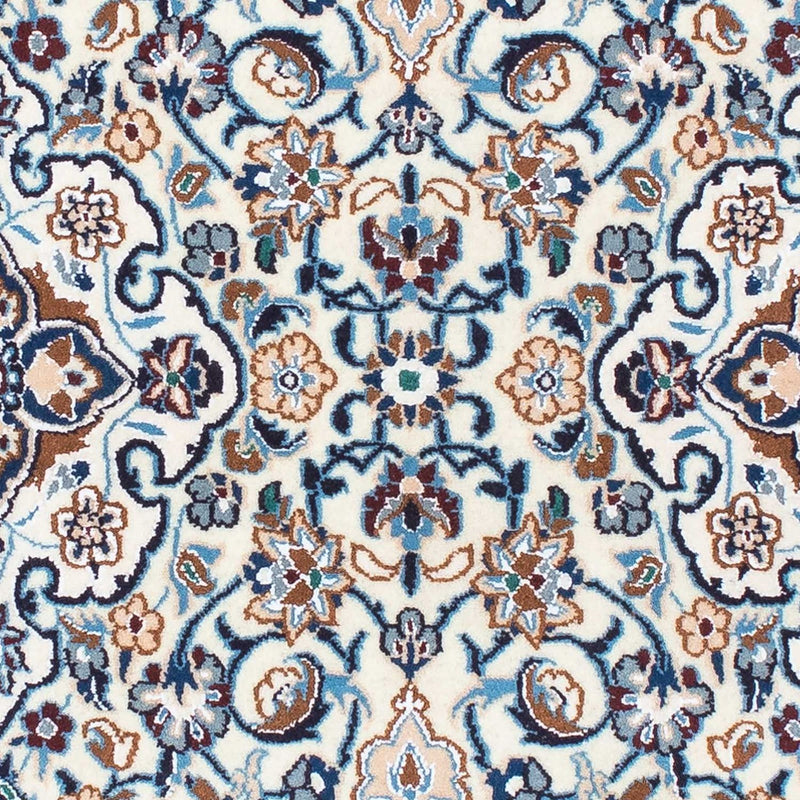 Tapis de couloir Tapis persan - Nain - Royal - 196 x 59 cm - beige