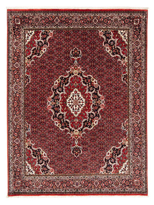 Tapis persan - Bidjar - 229 x 172 cm - rouge foncé