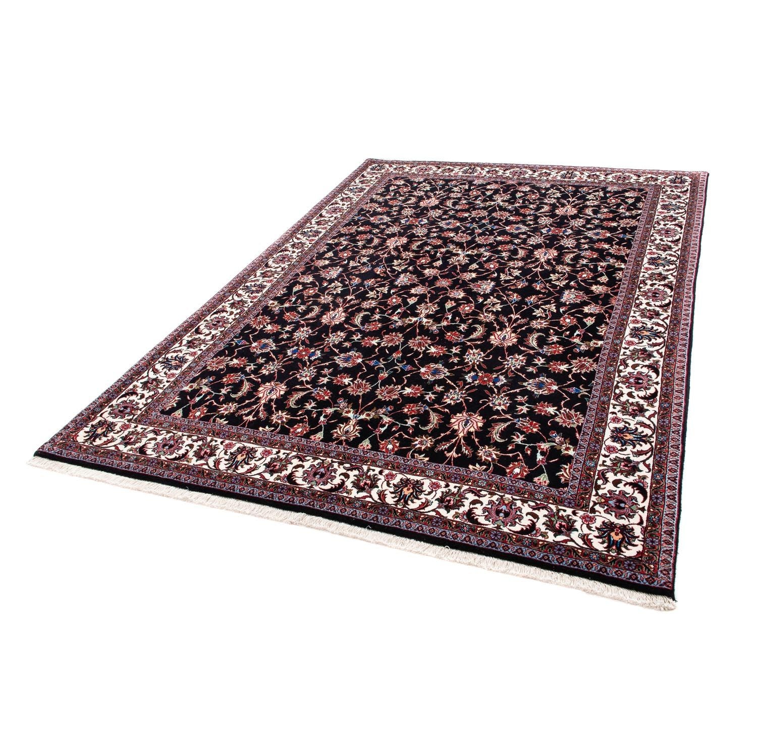 Tapis persan - Bidjar - 237 x 167 cm - bleu foncé
