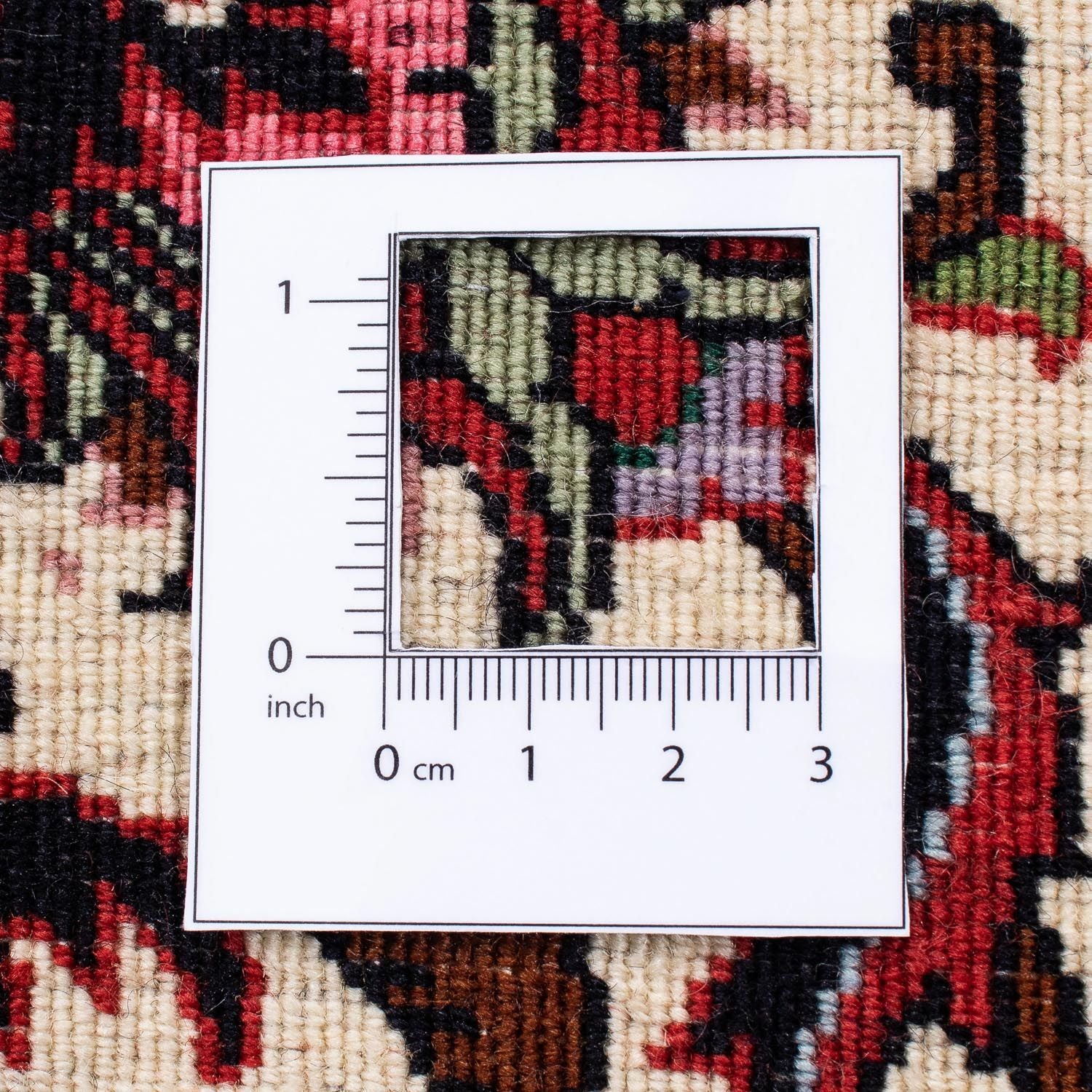 Tapis persan - Bidjar - 237 x 167 cm - bleu foncé