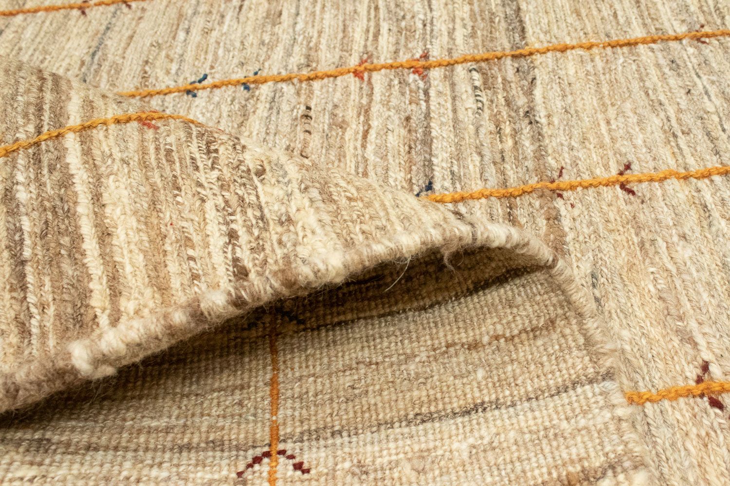 Tapis Gabbeh - Persan - 202 x 151 cm - beige
