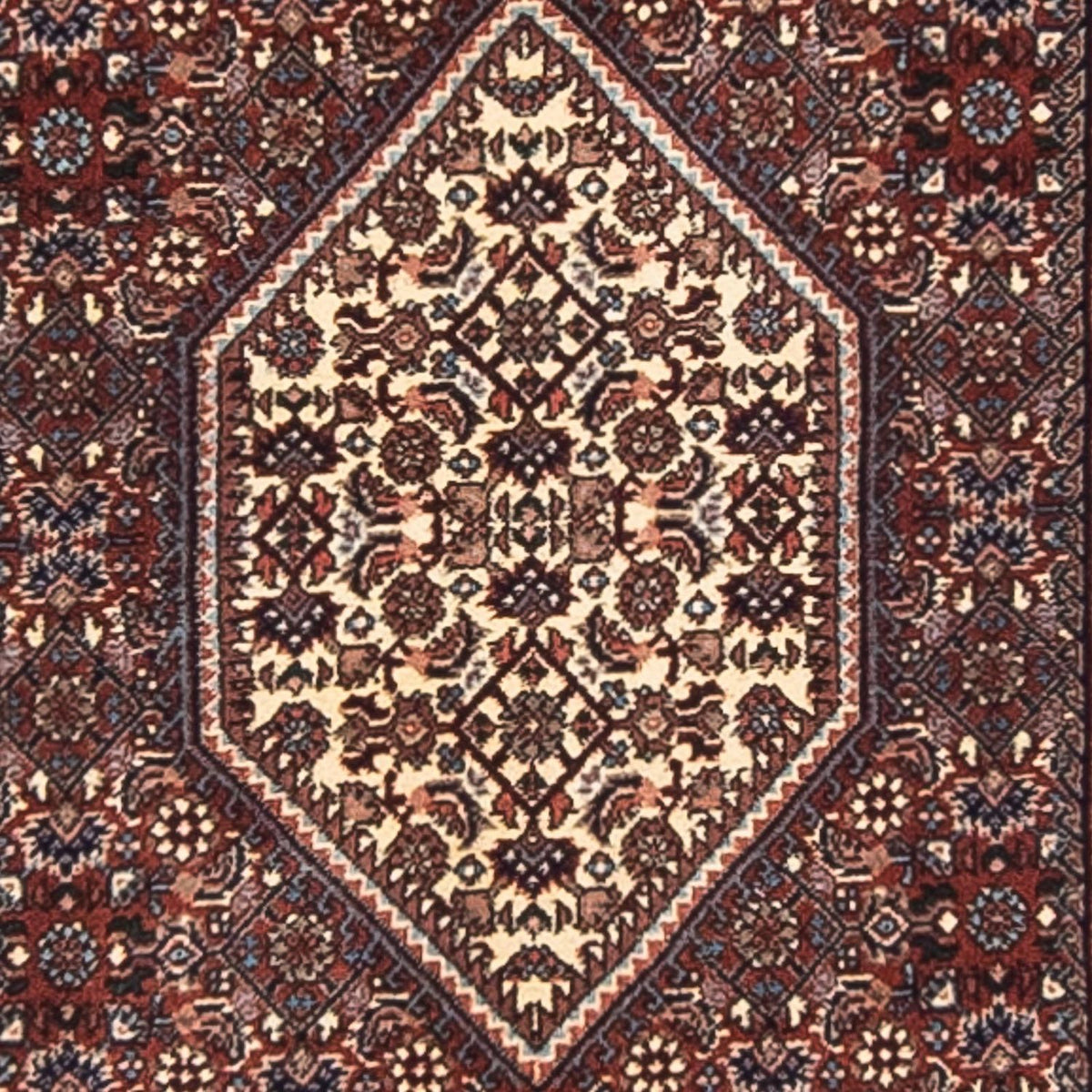 Tapis de couloir Tapis persan - Bidjar - 364 x 78 cm - multicolore