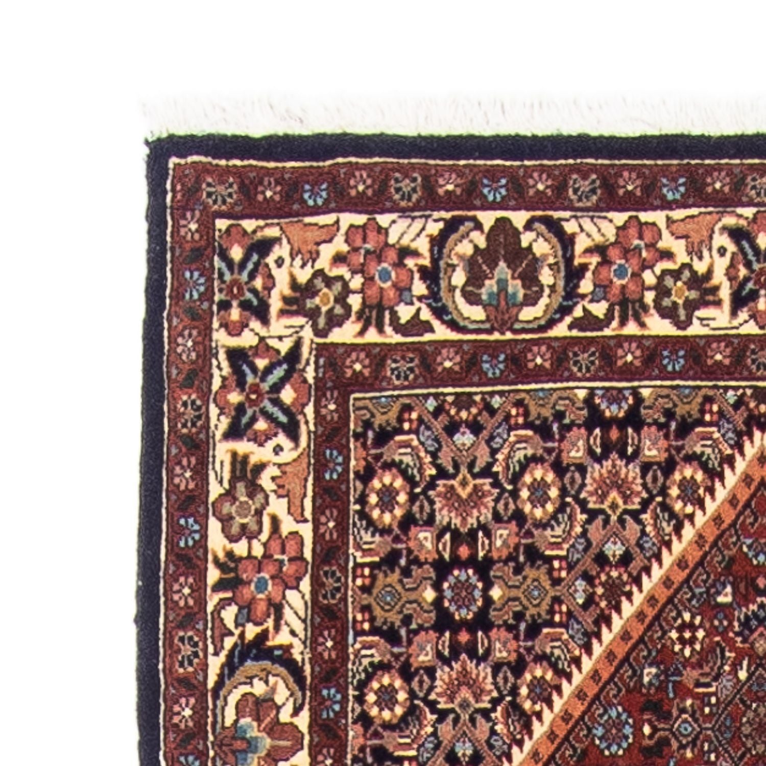 Tapis de couloir Tapis persan - Bidjar - 364 x 78 cm - multicolore