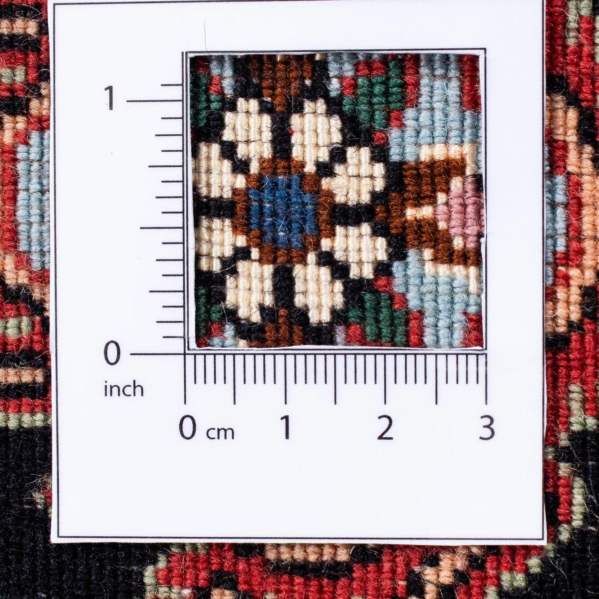 Tapis persan - Bidjar - 238 x 169 cm - bleu foncé