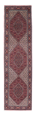 Tapis de couloir Tapis persan - Bidjar - 316 x 82 cm - rouge