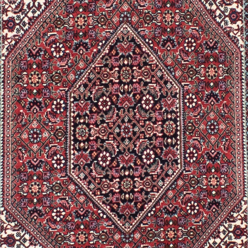 Tapis de couloir Tapis persan - Bidjar - 316 x 82 cm - rouge
