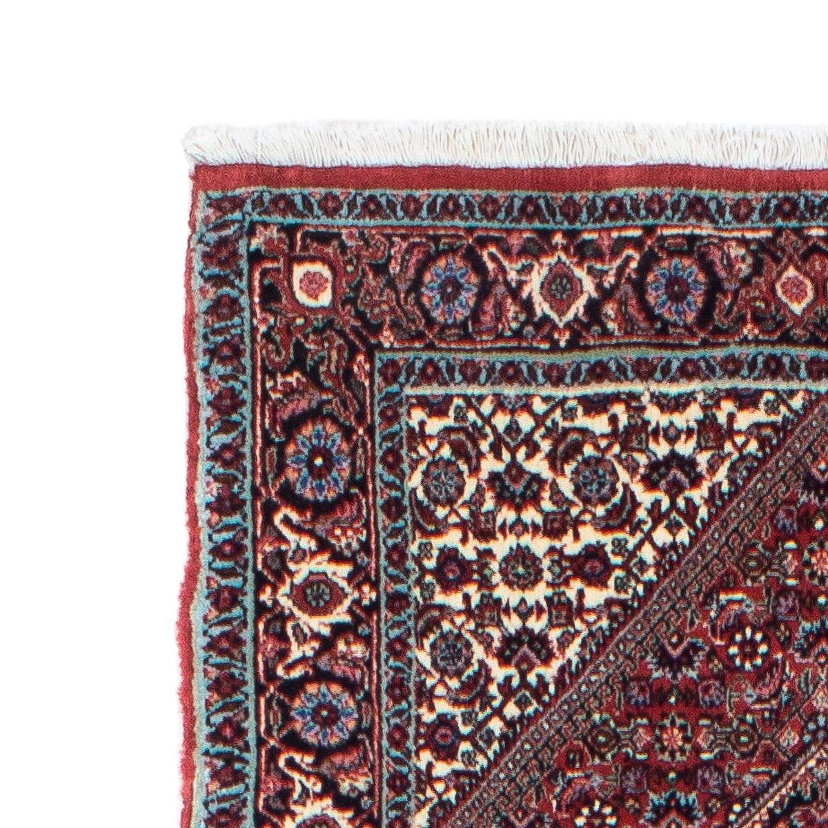 Tapis de couloir Tapis persan - Bidjar - 316 x 82 cm - rouge