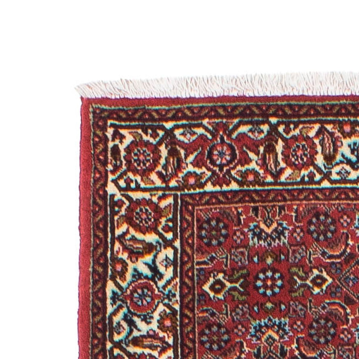 Tapis de couloir Tapis persan - Bidjar - 243 x 68 cm - rouge clair