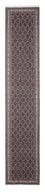 Tapis de couloir Tapis persan - Bidjar - 400 x 70 cm - gris
