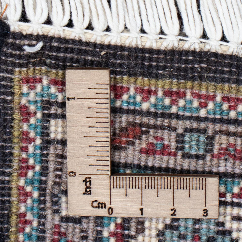 Tapis de couloir Tapis persan - Bidjar - 400 x 70 cm - gris