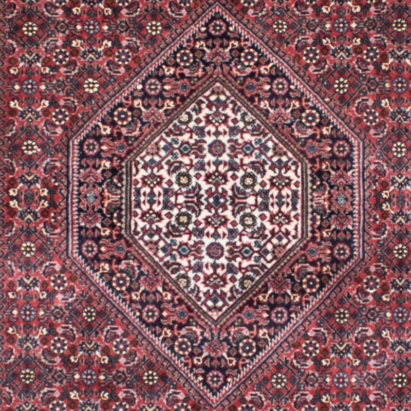 Tapis de couloir Tapis persan - Bidjar - 294 x 90 cm - rouge clair